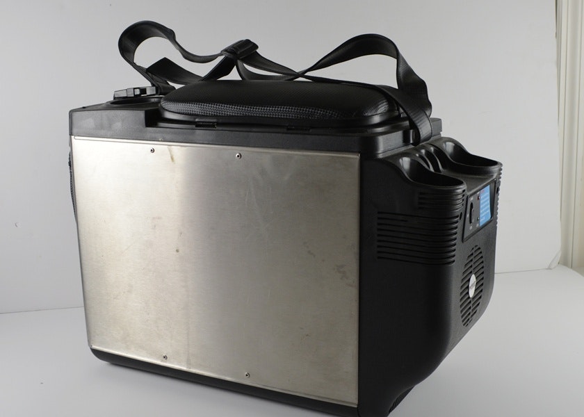 power on board travel cooler